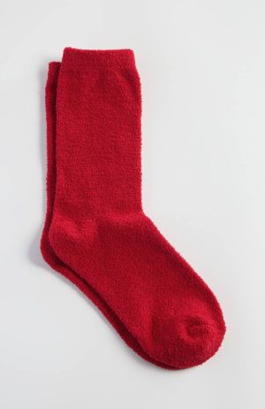 Soft Chenille Crew Socks