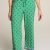 light green palmette floral