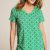 light green palmette floral