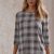 marble ombre plaid