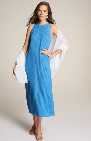 Wearever Crinkle-Textured Maxi Dress