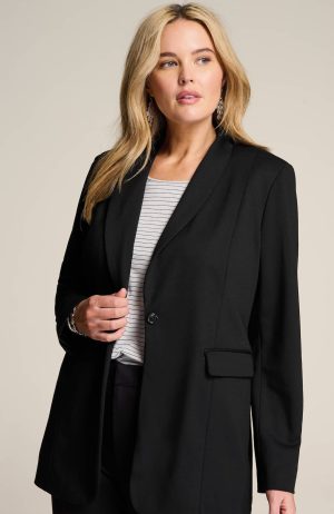 Wearever Polished-Knit Blazer
