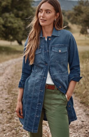 Denim Duster Jacket
