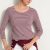 maroon/cream