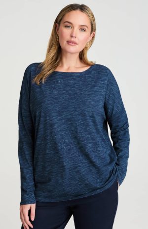 Pure Jill Side-Slit Top