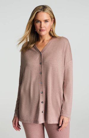 Pure Jill Tranquility Button-Front Top