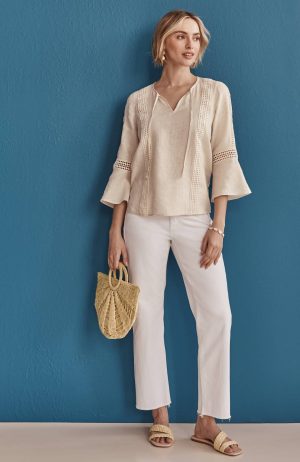 Mid-Rise Straight-Leg Ankle Jeans