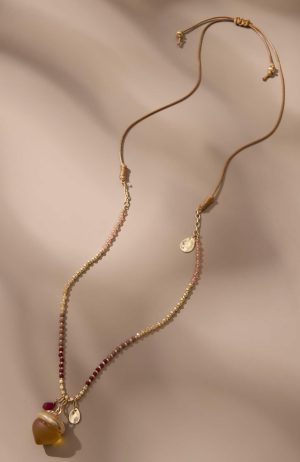 Frosted Glass Acorn Pendant