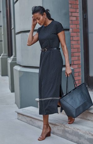 Wearever Cap-Sleeve Maxi Dress