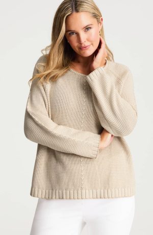 Striped Textured Sweater