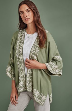 Embroidered Soft Jacket