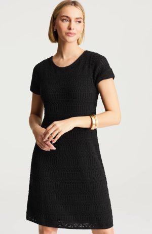 Crochet Cap-Sleeve Dress
