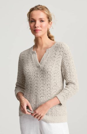 Pure Jill Textured Pullover
