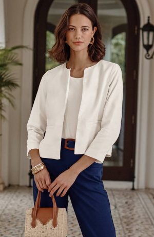 Dobby-Textured Jacket