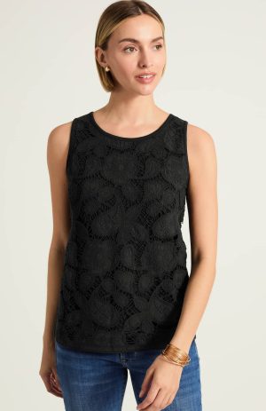Mixed-Media Crochet Tank