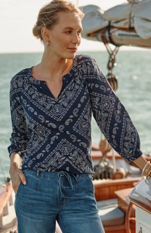 Bandana-Printed Shirt