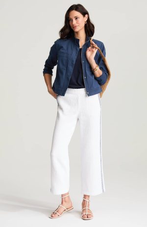 Patch-Pocket Stand-Collar Jacket