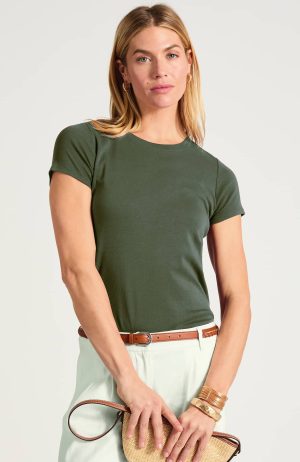 Pima Short-Sleeve Layering Tee