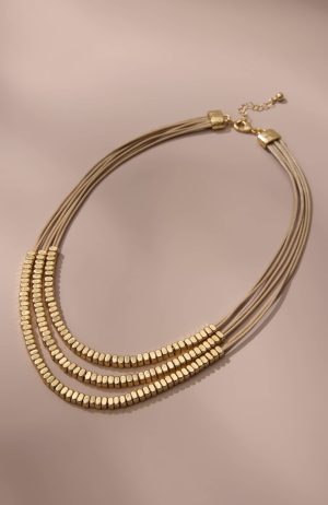 Goldtone Multistrand Necklace