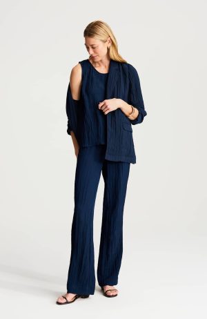Wearever Crinkled Full-Leg Pants