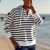 navy blue/white