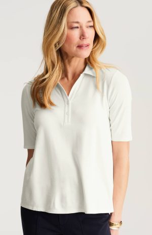 Wearever Slub-Knit A-Line Polo