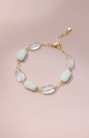 Semiprecious Link Bracelet
