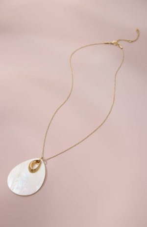 Cultured Mother-Of-Pearl Pendant Necklace