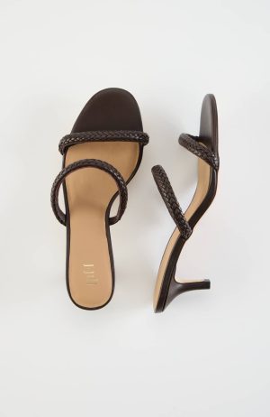 Colette Kitten-Heel Sandals