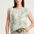 cream vintage palm toile