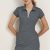 navy blue circular geo